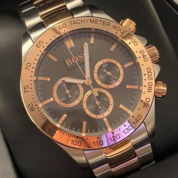 HB1513339 - Hugo Boss Men’s Ikon Two-Tone Chronograph Watch
Case Size: 46mm - Picture 2 of 9